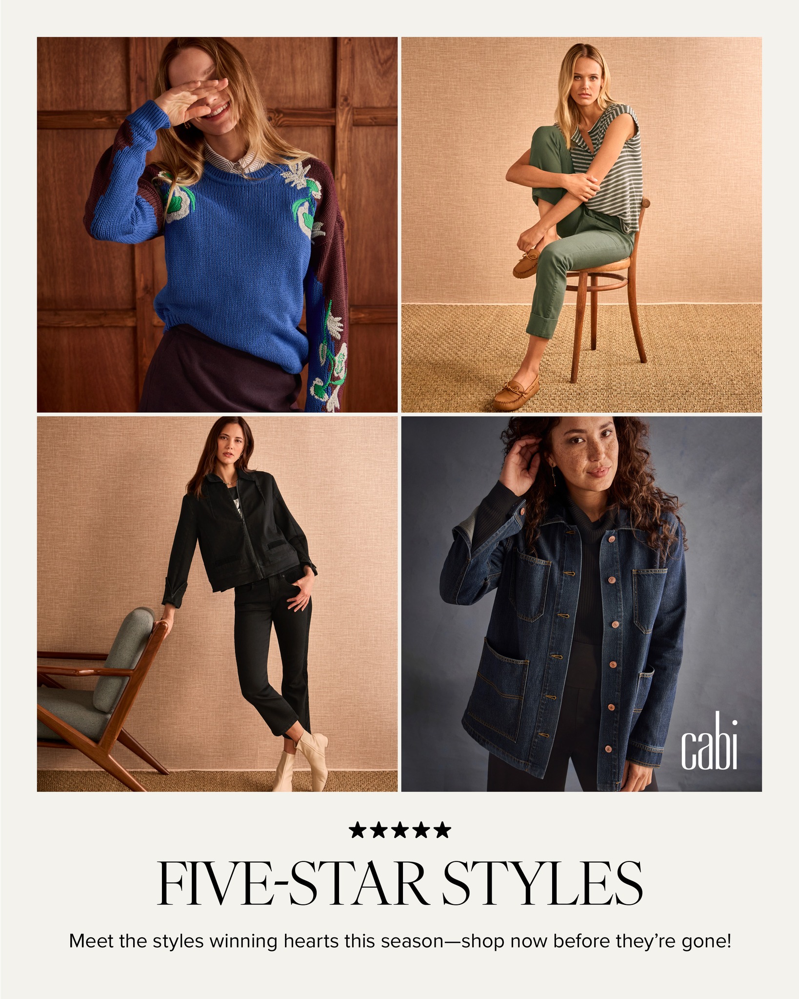 Here’s a little roundup of the most-loved styles of the season 💕 These Fall ’25 styles made hearts skip a beat all season long—and they’re not quite done yet. Shop them now before they say their final goodbye. #cabiclothing #cabistylist #fallfavorites #favoritesoftheseason