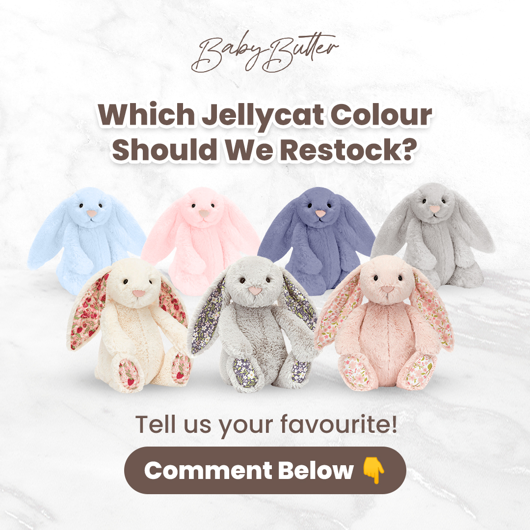 Thank you so much for all the love lately š°š
A few of our Jellycat bunny colours have sold out!
Weāre getting ready to restock and thought weād ask you first
Which colour should we bring back first?
š¦ Blossom Cream
š©¶ Blossom Silver
šŖ» Bashful Viola
š Bashful Blue
⨠or tell us your favourite
Drop your pick in the comments and help us decide šā¤ļø
#BabyButterSG #JellycatSingapore #JellycatBunny #RestockAlert #PersonalisedJellycat #BabyGiftsSG #NewbornGiftIdeas #JellycatCollectors