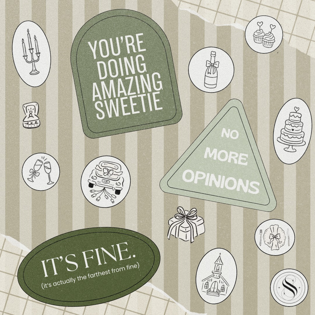 its NATIONAL STICKER DAY!
If we made a sticker pack, it would look a lot like this.
doodles + encouragement + boundaries
Which sticker are you taking?
#nationalstickerday #stickerpack #weddingdoodles #weddingstickers #weddingcoordinator #weddingplanning