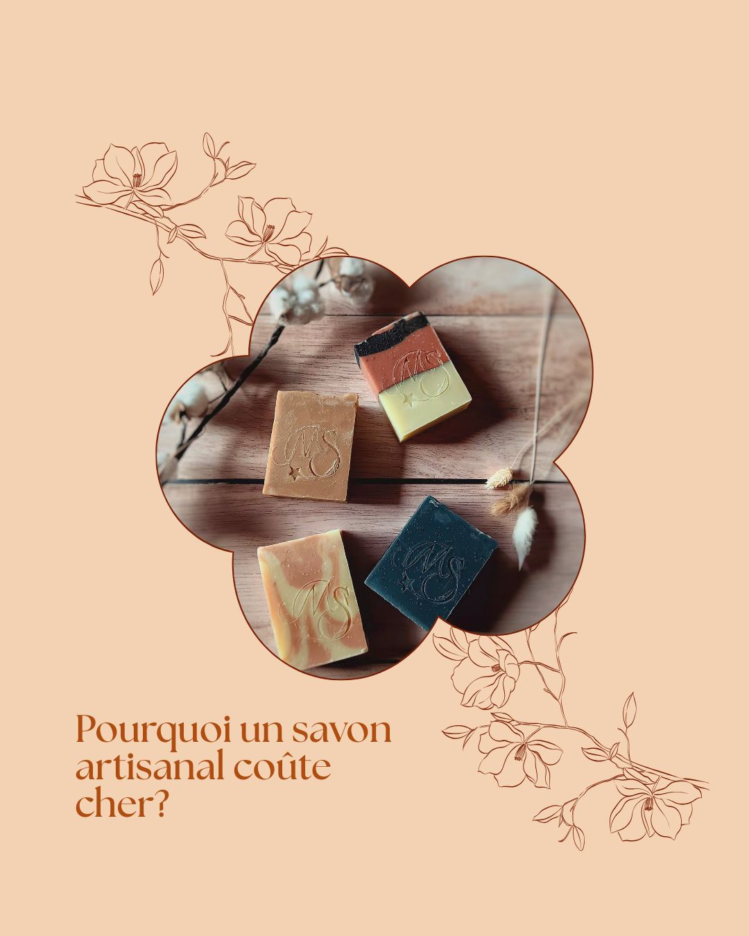 Le savon artisanal, ça coûte cher!
C'est une phrase que j'entends parfois malheureusement.
Un savon artisanal est fabriqué avec des matières premières de qualité, choisies avec soin afin de garantir le meilleur pour son utilisateur.
Ici pas d'ingrédients raffinés, à bas prix et de mauvaise qualité.
Il faut également prendre en compte son temps de fabrication assez long qui le rend difficile à fabriquer en quantité industrielle.
Pour un bon savon, on prend le temps!
Mais un savon artisanal, c'est surtout un savon qui va avoir une durée d'utilisation plus longue. Et qui dit "dure plus longtemps" dit "plus économique".
Fais le calcul et tu verras!
#artisanefrançaise #savonnerieartisanale #faitmain