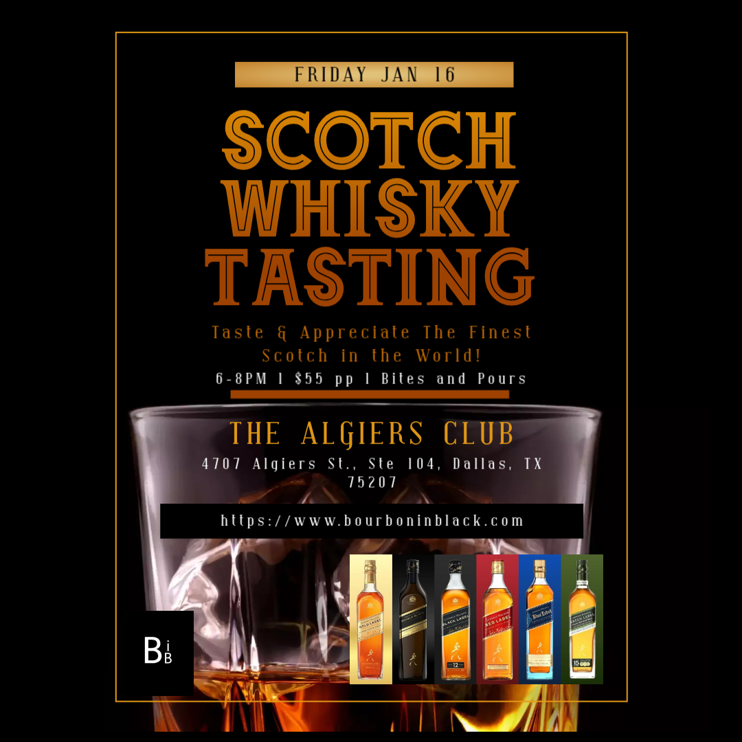 Friday's tasting will be here before you know it, Dallas! Grab tickets now for pours of the most popular Scotch on the planet--Johnnie Walker! Just go to bourboninblack.com to RSVP now.