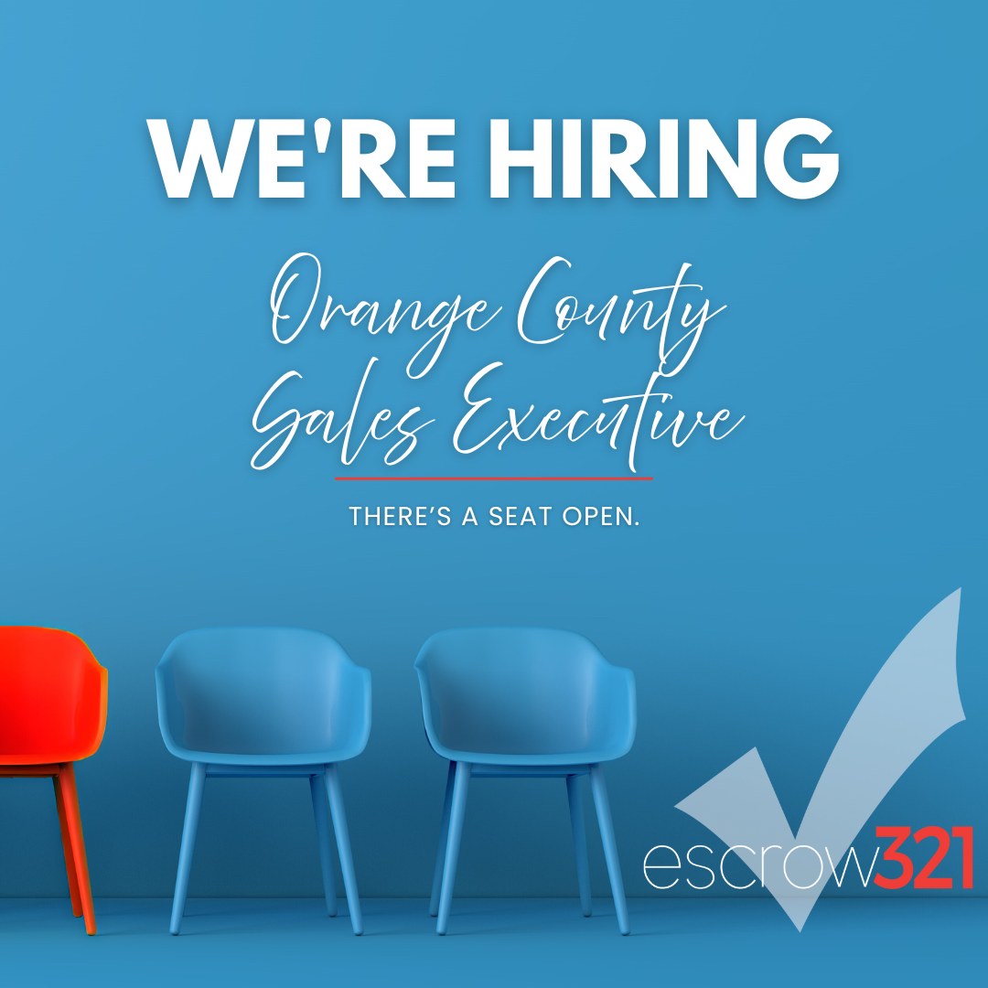 We’re growing and there’s a seat open. 🪑✨
escrow321 is looking for an Orange County Sales Executive who loves building relationships and wants to grow with a company that has real momentum.
If this sounds like you (or someone you know), let’s connect.
📩 DM us to start the conversation.
#escrow321 #NowHiring #OCJobs #SalesCareers #RealEstateSales #EscrowSales #letsopenescrow