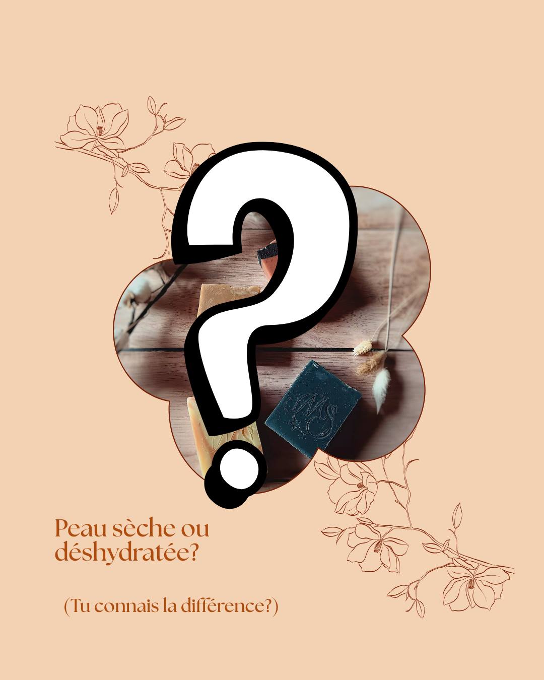 Peau sèche VS peau déshydratée.
Connais-tu la différence entre les deux?
Une peau sèche est une nature de peau permanente qui se caractérise par des tiraillements, une texture rugueuse, des irritations et un inconfort permanent.
Une peau déshydratée est un état temporaire lié aux agressions extérieures (froid, soleil, pollution...) qui se caractérise par un teint terne et fatigué, des ridules de déshydratation et des tiraillements après le nettoyage.
L'erreur principale est de confondre ces deux peaux et donc d'apporter le mauvais soin.
Une peau sèche va avoir besoin de lipides pour restaurer et renforcer son film hydrolipidique. Ça veut tout simplement dire qu'il lui faut du GRAS.
Une peau déshydratée va avoir besoin d'eau. Il va donc falloir restaurer sa réserve et prévenir la perte d'eau.
Je t'entends déjà : "Mais comment on fait alors?"
Et bien, on simplifie et on apporte un soin adapté.
Pour la peau sèche : un savon naturel surgras et doux pour le nettoyage et un beurre végétal gras à appliquer ensuite.
Pour la peau déshydratée : un savon naturel surgras et doux pour le nettoyage et un sérum hydratant à appliquer ensuite. Et on boit de l'eau!!
Comprends ta peau, simplifies tes soins pour la réparer et tu verras la différence!
#artisanefrançaise #savonnerieartisanale #faitmain