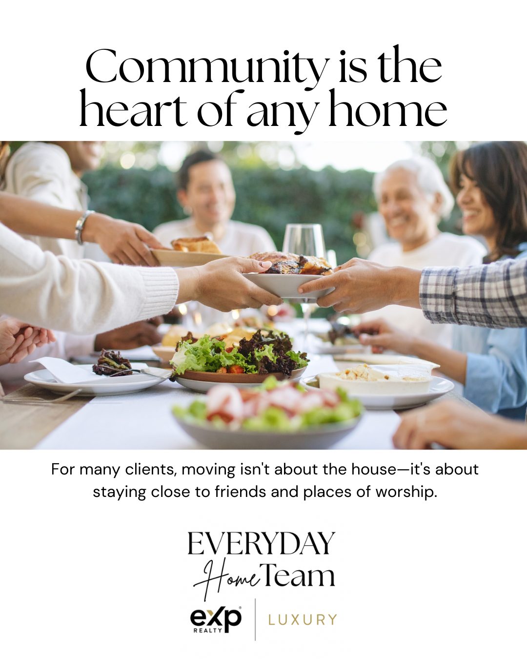 hey say home is where the heart is, but I believe home is where your community is. 🕊️✨
For many of my clients, a move isn't just about "selling a house"—it's about protecting their quality of life. It’s about staying close to:
✅ Their lifelong friends
✅ Places of worship
✅ Favorite local parks and libraries
If you’re ready to trade in the "too much house" for a 55+ community that keeps you in the center of everything SWFL has to offer, I’m here to guide you.
Let’s find a place that fits your future. 🗝️
#SeniorRealEstate #HomeWithHeart #Downsizing #AgingInPlace #NaplesLiving #RealEstateExpert #LifestyleChange