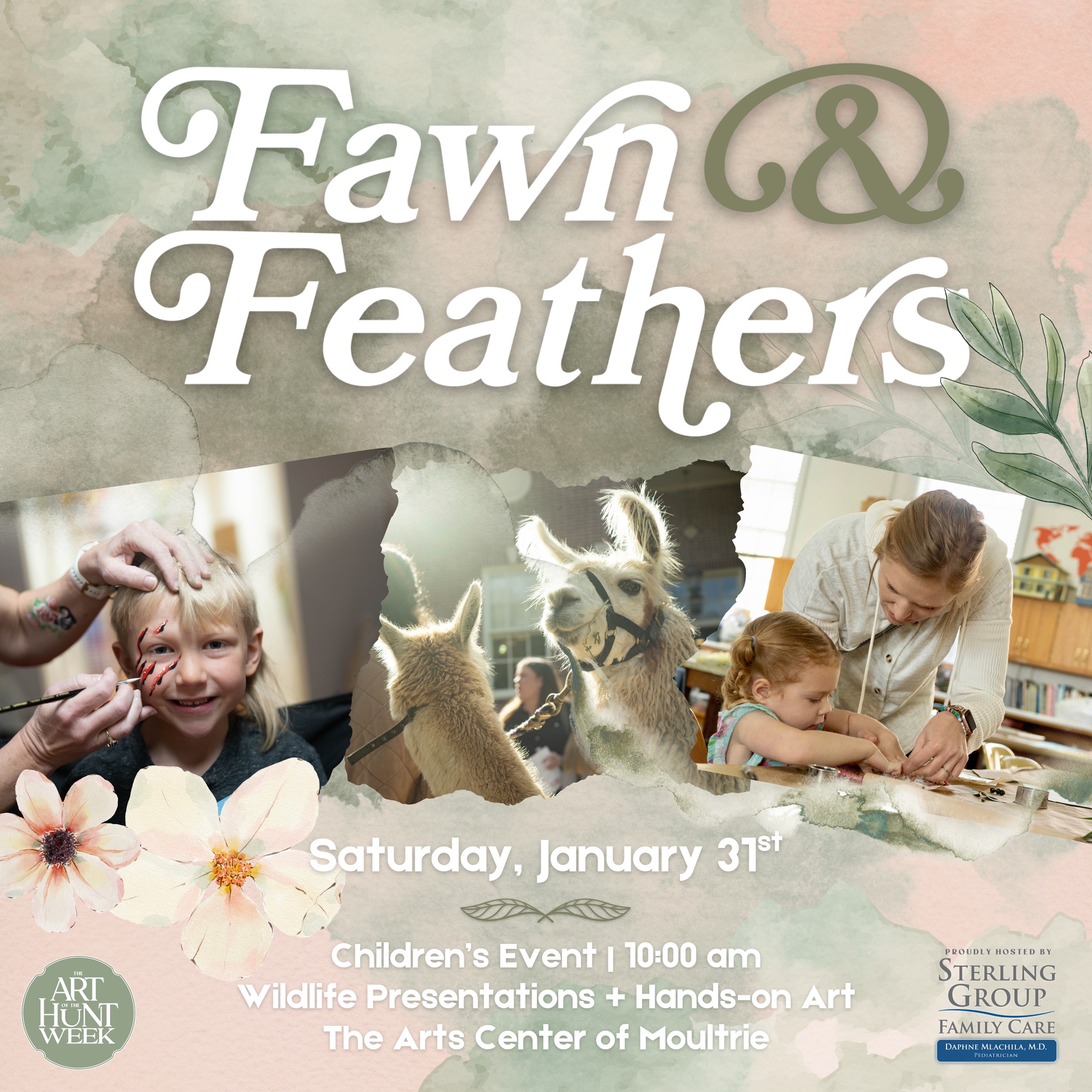 Where wildlife and art collide! 🎨🦆
Join us next Saturday, January 31st, for our children's event, Fawn and Feathers! This morning of hands-on art and wildlife experiences will be held in the Kaleidoscope Children's Museum at @moultriearts , and will also feature a special visit from our friends at @chehawparkandzoo! Get your tickets at the link below:
🔗 https://bit.ly/4qwIvaL