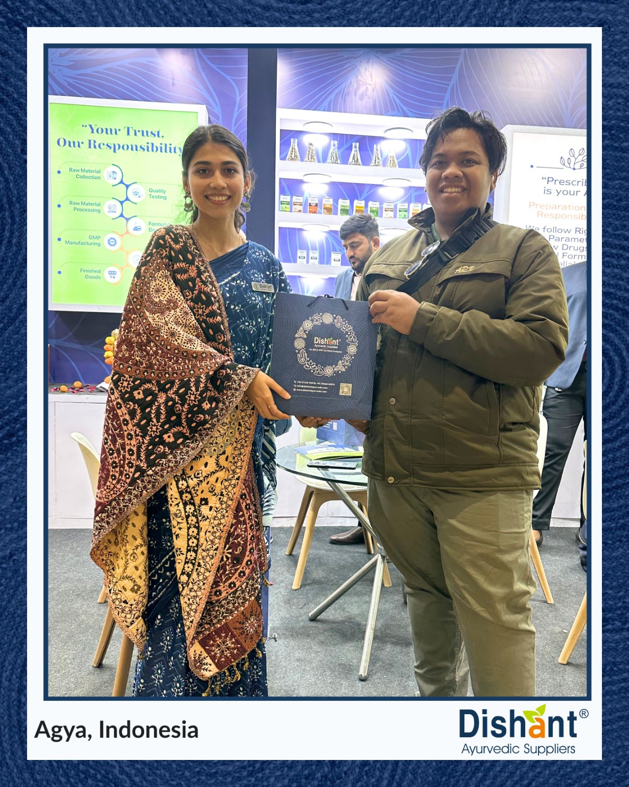 Ayurveda connects people across borders.
Dishant Ayurvedic had the privilege of interacting with wellness seekers and professionals from around the world—each bringing their own perspective, culture, and curiosity toward authentic Ayurveda.
We were delighted to connect with:
Agya (Indonesia), Rodrigo (Brazil), Herbert (Ghana), Orsoula (Syria), Mrittika (Bangladesh), Uttam (Bangladesh), Widya Hardiant (Indonesia), Ali Yamini (Iran), Hiroki Onove (Japan), and Karisma (Kenya).
Every interaction reaffirmed our belief that Ayurveda is not limited by geography—it is a timeless wellness science that adapts to modern lifestyles while staying rooted in authenticity.
At Dishant Ayurvedic, we focus on more than products.
We focus on education, quality, and meaningful global connections—taking responsible Ayurveda from India to the world.
Buy now: www.dishantayurvedic.com
Contact us: +91 9428360333
#DishantAyurvedic #GlobalAyurveda #ayurveda #SatvikFoodFestival #ayurvedalifestyle #holisticwellness #authenticayurveda #WellnessCommunity #health #india