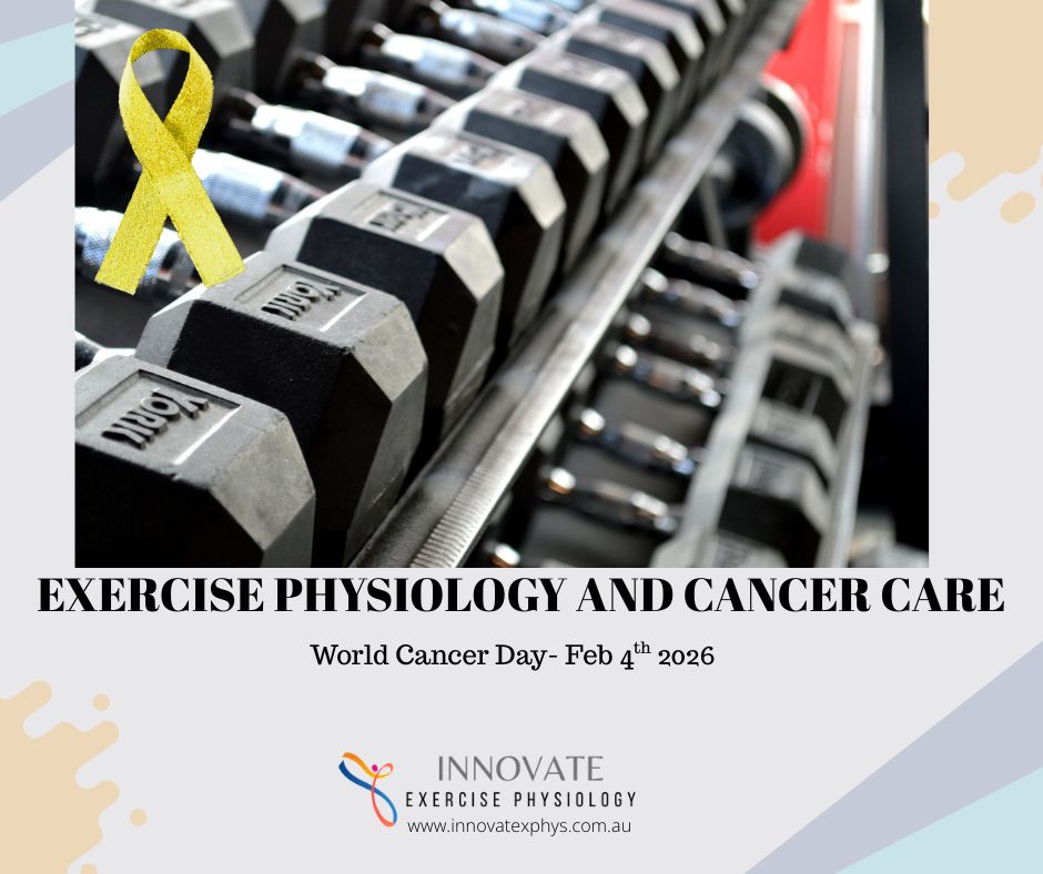 World Cancer Day – February 4th
A cancer diagnosis can change everything, physically, emotionally, and mentally. But one powerful tool that is often overlooked is exercise.
Exercise Physiology plays a vital role in supporting people during and after cancer treatment by helping to:
✔ Reduce treatment-related fatigue
✔ Improve strength, fitness, and mobility
✔ Support mental health and emotional wellbeing
✔ Improve quality of life
✔ Reduce risk of recurrence for some cancers
At Innovate Exercise Physiology, we provide individualised, evidence-based exercise programs designed specifically for people living with and beyond cancer. Whether you are undergoing treatment, in recovery, or years post-diagnosis, our accredited Exercise Physiologists can help you move safely, confidently, and effectively.
This World Cancer Day, we celebrate strength, resilience, and hope — and we stand with everyone impacted by cancer. 💛
If you or a loved one would like support, we’re here to help.
📞 0419 159 903 | 🌐 www.innovatexphys.com.au
#WorldCancerDay #ExerciseIsMedicine #CancerRehab #OncologyExercise #InnovateExercisePhysiology #StrongerTogether