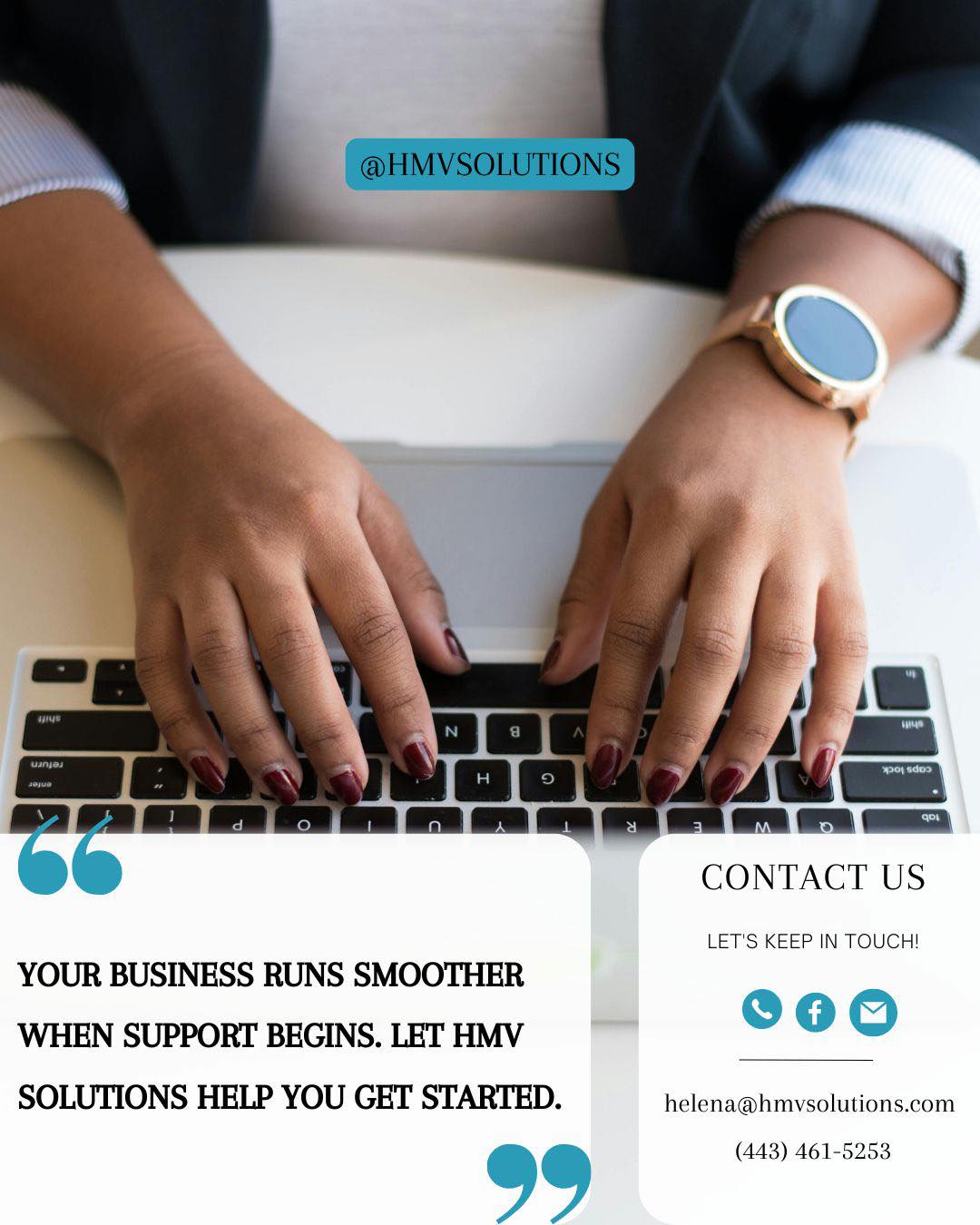 Running a business gets heavy when emails, scheduling, credentialing, and paperwork start pulling you away from what actually matters. That’s when the right support stops being optional and starts being essential. 💼📩
HMV Solutions helps you simplify the backend, create structure, and keep things running smoothly, so you can focus on growth instead of overwhelm. Let’s get started with support that works. ✨
#FemaleEntrepreneur #BusinessGrowth #VirtualAssistant #TimeFreedom #AdminSupport #DelegateToGrow #ScalingYourBusiness #WorkSmarter #CredentialingSupport #WomenInBusiness #SmallBusinessSupport #EmpoweredWomen #WorkLifeBalance #EntrepreneurLife #VAservices #DelegateAndThrive #BlackWomenInBusiness #HealthCareProviders #BusinessTips #ReclaimYourTime #FromChaosToOrder #TheOrganizedAndEfficientMamaPodcast #HMVSolutionsVAagency #HMVSolutions #HelenaManuVirtualSolutionsLLC