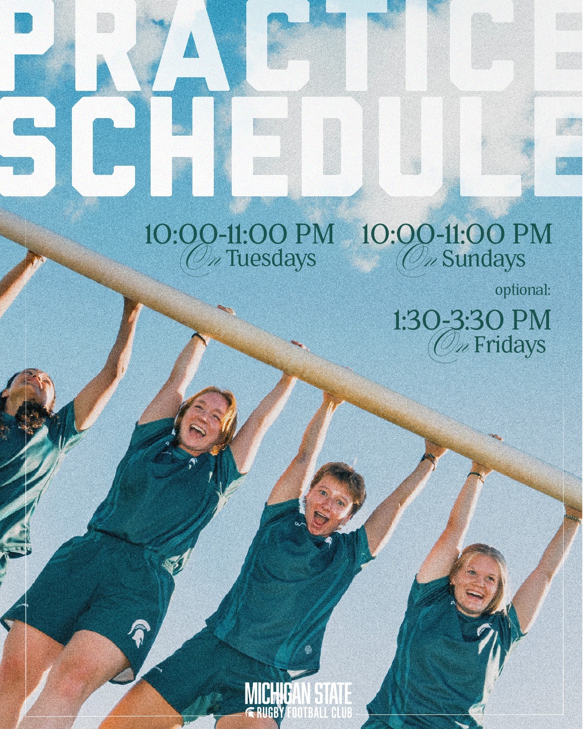 Join Us for Our SPRING 7'S SEASON!
The team practices every Tuesday, Friday, and Sunday:
Tuesday: IM West Turf | 10:00–11:00 PM
Friday: IM West Turf | 1:30–3:30 PM
Sunday: Duffy | 10:00–11:00 PM
DM us to be added to the team GroupMe or to get more info on the club!