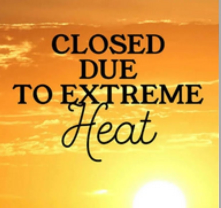 For the safety of our team, we will be closing early today at 4pm due to the heat. We apologise for the inconvenience and appreciate your understanding. We will be back open at 9:30am tomorrow morning