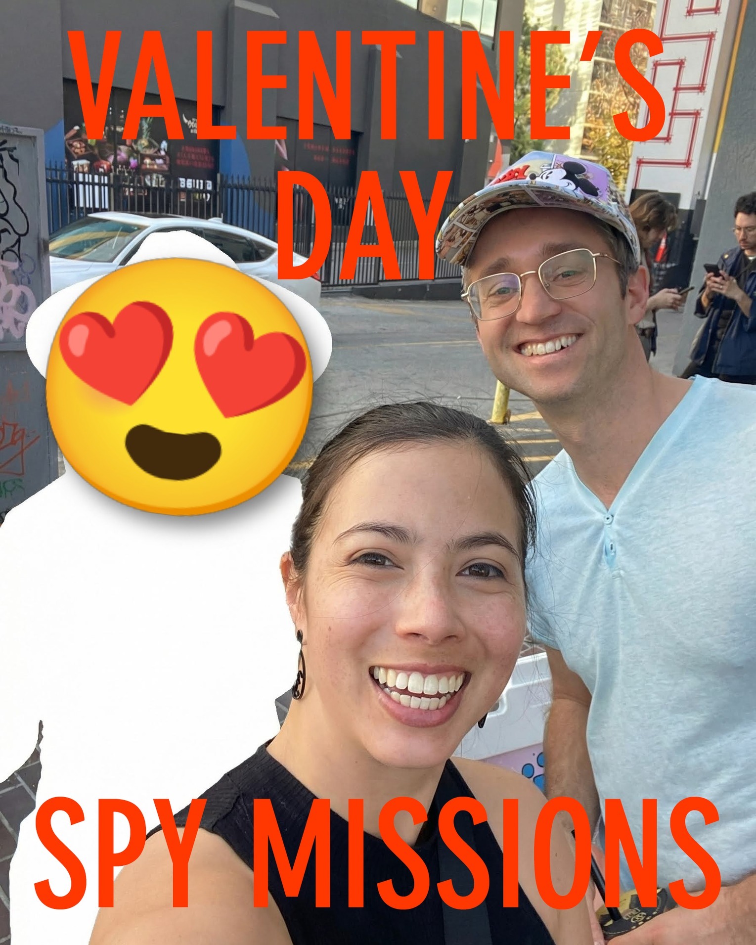 Need last minute vday plans? Come find a spy in Little Tokyo! This mission is not romantic in anyway but we're sure your dinner plans after will be!