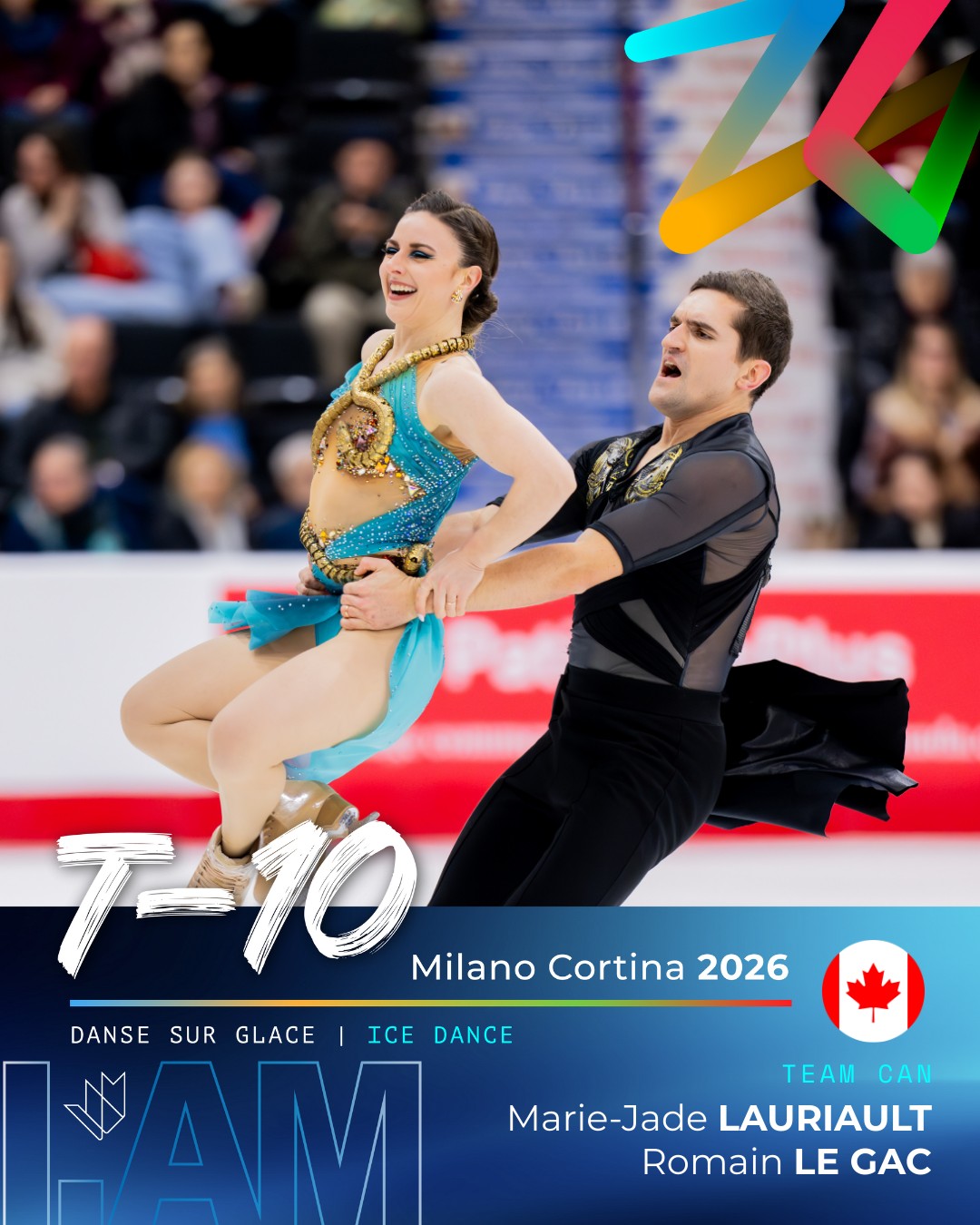 Dans 10 jours, Milan vibrera au rythme de la danse sur glace! ✨⛸️
Rencontrez les athlètes I. AM qui seront à #MilanoCortina2026 ✨Marie-Jade Lauriault & Romain Le Gac ✨
📍 Représentent: le Canada 🇨🇦
🤝 Patinent ensemble depuis: 2014
✨Expérience olympique: PyeongChang 2018 (17es 🇫🇷)
📺 Voyez-les en action les 9 et 11 février pour la danse rythmique et pour la danse libre! Le Canada est également qualifié pour l’événement par équipes qui débutera le 6 février!
//
In 10 days, Milan will be pulsing to the rhythm of ice dance! ✨⛸️
Introducing I. AM’s #MilanoCortina2026 Olympians ✨Marie-Jade Lauriault & Romain Le Gac ✨
📍 Representing: Canada 🇨🇦
🤝 Teamed up in: 2014
✨Olympic appearances: PyeongChang 2018 (17th 🇫🇷)
📺 Tune in February 9 & 11 for the rhythm and free dance! Team Canada is also qualified for the Figure Skating Team Event starting on February 6th!
@lauriaultlegac @mariejadelauriault @romainlegac31
📸 @danielleearlphotography