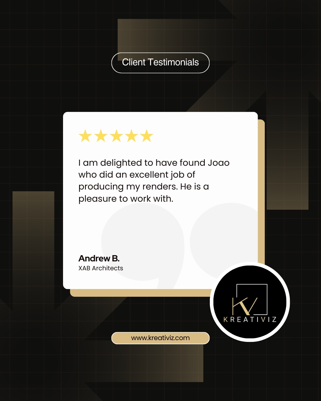 We don’t take trust lightly.
Trust is earned over time, through consistency, care, and commitment to doing the work properly.
Clear communication, considered decisions, and a shared understanding of what truly matters sit at the heart of every project. Hearing that recognised by our clients reinforces the way we choose to work and continue to evolve.
We’re grateful for every client who chooses to work with KreatiViz, values the process as much as the outcome, and takes the time to share their experience.
That trust is never taken for granted.
@kreativiz_
#architecturalvisualization #cgi #archviz #derbyshire