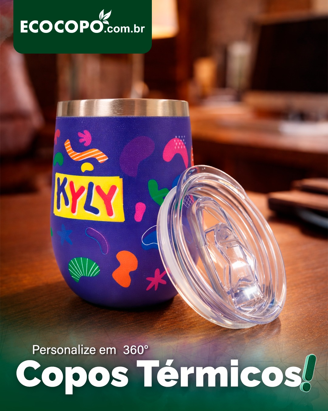 Sustentabilidade que se vê.
E que gira em 360°. ♻️☕
O copo térmico cuia 320ml EcoCopo com gravação total transforma um gesto simples — reutilizar — em posicionamento de marca.
✔️ Menos descartáveis
✔️ Mais tempo de uso
✔️ Gravação 360° = mensagem sempre visível
✔️ Branding que acompanha a rotina, não só o evento
Cada café é um lembrete: marcas responsáveis também constroem valor.
👉 Sua marca já comunica impacto ou só distribui copos?
📩 Fale com a EcoCopo e leve propósito para a mão do seu público.
#EcoCopo #SustentabilidadeNaPrática #BrindeSustentável #BrandingComPropósito #MenosDescartáveis