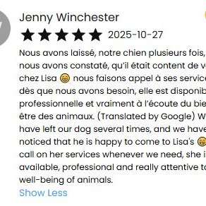đđđđđ Merci Jenny Winchester pour ce super retour !
Cette confiance me touche profondĂ©ment. Chaque garde est pour moi un engagement sincĂšre dâattention, de douceur et de respect envers vos compagnons.
đŸ Si vous cherchez une garde fiable, chaleureuse et sur-mesure, je suis lĂ pour vous et vos animaux.
đ© Contactez-moi en message privĂ© ou via www.lrocket.fr pour en savoir plus.
#GardeAnimaux #TémoignageClient #Confiance #BienEtreAnimal #LRocketBienEtre