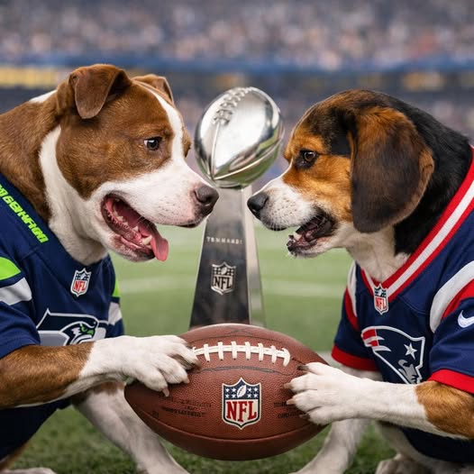 The Seahawks or the Patriots...who is YOUR house howling for this Super Bowl Sunday?? 🏈