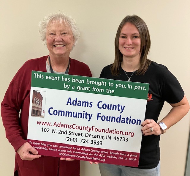Adams County Emergency Management (EMA) staff: Barb Lehrman, Director and Magen Wilson, Deputy Director and grant writer. Adams County EMA received an ACCF grant to help launch a county-wide app designed to better serve and inform our community in emergency situations.
The EMA received Adams County Community Foundation (ACCF) grant funding to help launch a county-wide app designed to better serve and inform our community. This county-wide app will make it easier for residents to stay connected with EMA and county departments by providing timely alerts, safety information, and local updates in one place. It will help strengthen communication and help ensure our community has the information it needs when it matters most.
The EMA county-wide app will also enhance communication, transparency, and service delivery between county departments and residents. The app will provide easier access for Adams County residents to critical updates, emergency information, and online services, fostering a stronger, more connected community and improving overall government efficiency. The app will include pages for multiple departments, allowing citizens to find essential information, pay bills, and receive alerts all in one convenient location.
Magen Wilson, grant writer for EMA, expressed appreciation to the ACCF for supporting the countywide app. Kenny Ketzler ACCF Board member and grants committee member added that the ACCF is pleased to support this effort for EMA and first responders to notify quickly of potentially dangerous situations.
These ACCF grants were made possible through unrestricted funds sponsored by the Clete and Bette Miller Community Enrichment Fund. Clete and Bette Miller are best known for their entrepreneurial work with the establishment of the popular Back 40 Junction. For those that worked with the Adams Memorial Hospital EMS, they remember that Bette was best known for her involvement with the EMS. Both Clete and Bette significantly influenced Adams County with their ingenuity, work ethic, professionalism, and notable additions to our community.