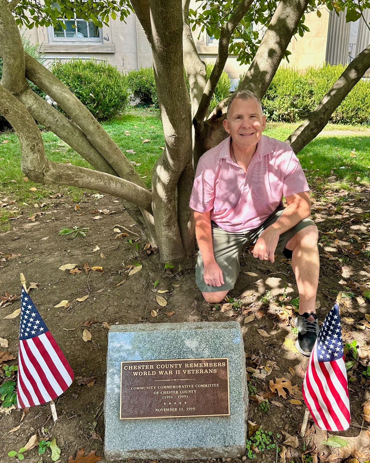 Bill Buck tugs on our heartstrings with his article about remembering the greatest generation. Read about their selfless sacrifice and devotion to our country in the February issue of Greet Unionville Chadds Ford.
Photos include: Chip McCown by the Chester County World War II Plaque in West Chester, and his late father, Frank McCown III, in uniform, 1943.
#unionvillechaddsford #kennettsquarepa #unionvillepa #chaddsfordpa #chaddsford #chestercountypa #greetmag #greetmagazine #longwoodgardens #communitymagazine #greetunionvillechaddsford #unionvillehighschool #unionvillechaddsfordschooldistrict #uplandcountrydayschool