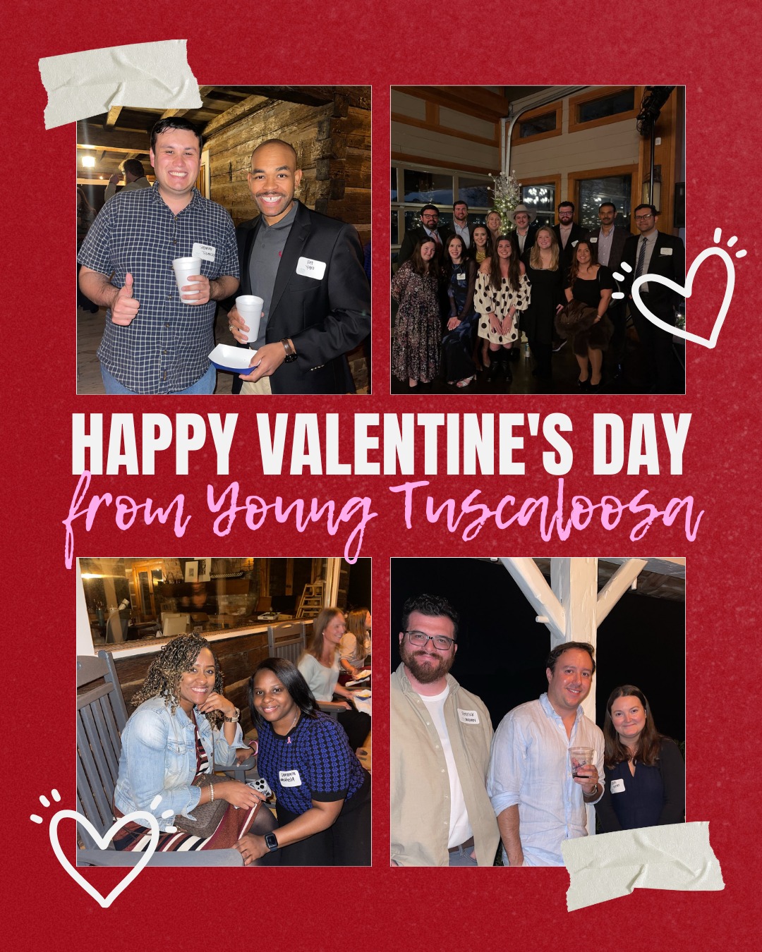 Happy Valentine's Day from Young Tuscaloosa! 💕 Sending all of our love to our members, sponsors and community partners! #YoungTuscaloosa