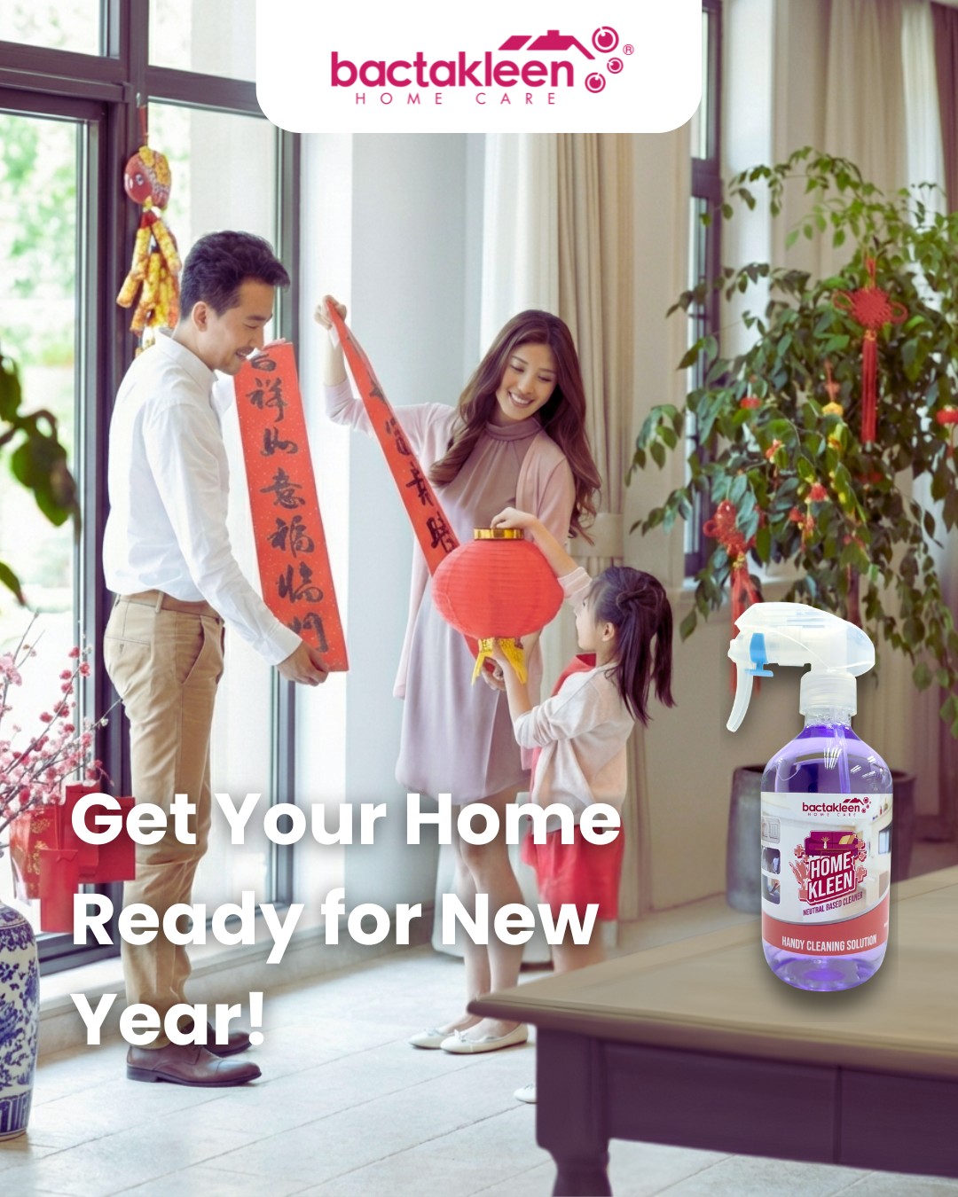 Always be ready with Homekleen!
Our natural cleaning formula eliminates tough stains and odours with ease leaving your home ready to make an impression.
Get yours today at https://tr.ee/iahYOV
#bactakleen #homekleen #homecare #festiveseason #cny