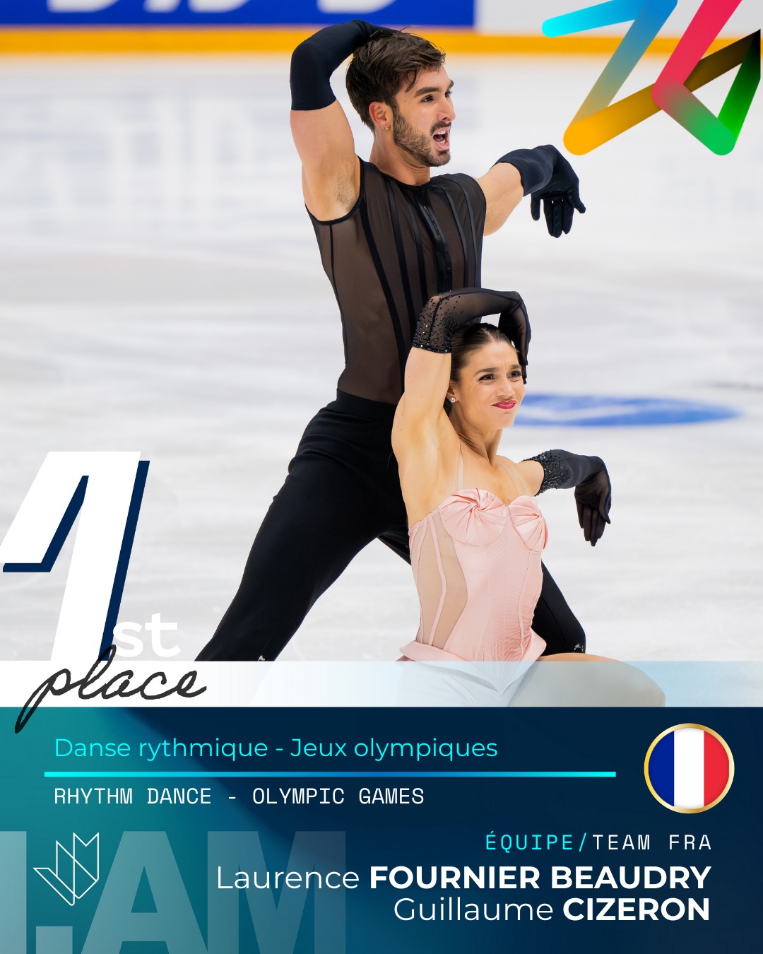 It was FINALLY rhythm dance day at the Milano-Cortina Olympic Games! 🌟
Our I. AM athletes shone bright, and several are now in a very good position after this first day, with Laurence and Guillaume in first place, closely followed by Madison & Evan in second.
The action continues on Wednesday with the free dance, you won't want to miss it! 💃
//
C’était ENFIN jour de danse rythmique aux Jeux olympiques de Milano-Cortina! 🌟
Les athlètes I. AM ont brillé et plusieurs sont maintenant en très bonne posture après cette première journée, alors que Laurence et Guillaume pointent en première position, suivis de près par Madison et Evan en deuxième.
L’action se poursuit ce mercredi avec la danse libre, vous ne voudrez pas manquer ça! 💃
1️⃣ Laurence FOURNIER-BEAUDRY / Guillaume CIZERON 🇫🇷 | @laurencefournierbeaudry @guillaume_cizeron �
2️⃣ Madison CHOCK / Evan BATES 🇺🇸 | @madisonchock @evan_bates
4️⃣ Lilah FEAR / Lewis GIBSON 🇬🇧 | @thelilahjoshow @lewisgibson4 @lilahandlewis
7️⃣ Allison REED / Saulius AMBRULEVICIUS 🇱🇹 | @al_reed15 @saulius.a
8️⃣ Evgeniia LOPAREVA / Geoffrey BRISSAUD 🇫🇷 | @jenya_jan @geoffrey_brissaud�
9️⃣ Marjorie LAJOIE / Zachary LAGHA 🇨🇦 | @lajoie.lagha @marjorie.lajoie @lagha_zak
🔟 Olivia SMART / Tim DIECK 🇪🇸 | @oliviasmartx @tim.dieck
1️⃣1️⃣ Christina CARREIRA / Anthony PONOMARENKO 🇺🇸 | @christinacarreira @anthony.ponomarenko
1️⃣3️⃣ Diana DAVIS / Gleb SMOLKIN 🇬🇪 | @di__davis @glebsmolkin7�
1️⃣5️⃣ Marie-Jade LAURIAULT / Romain le GAC 🇨🇦 | @lauriaultlegac @mj_lauriault @romainlegac.osteo
1️⃣8️⃣ Holly HARRIS / Jason CHAN 🇦🇺 | @hollyharr1s @jason.chan0
2️⃣1️⃣ Shiyue WANG / Xinyu LIU 🇨🇳 | @shiyue_wang21
2️⃣2️⃣Hannah LIM / Ye QUAN 🇰🇷 | @h.annahlim @quanye.1