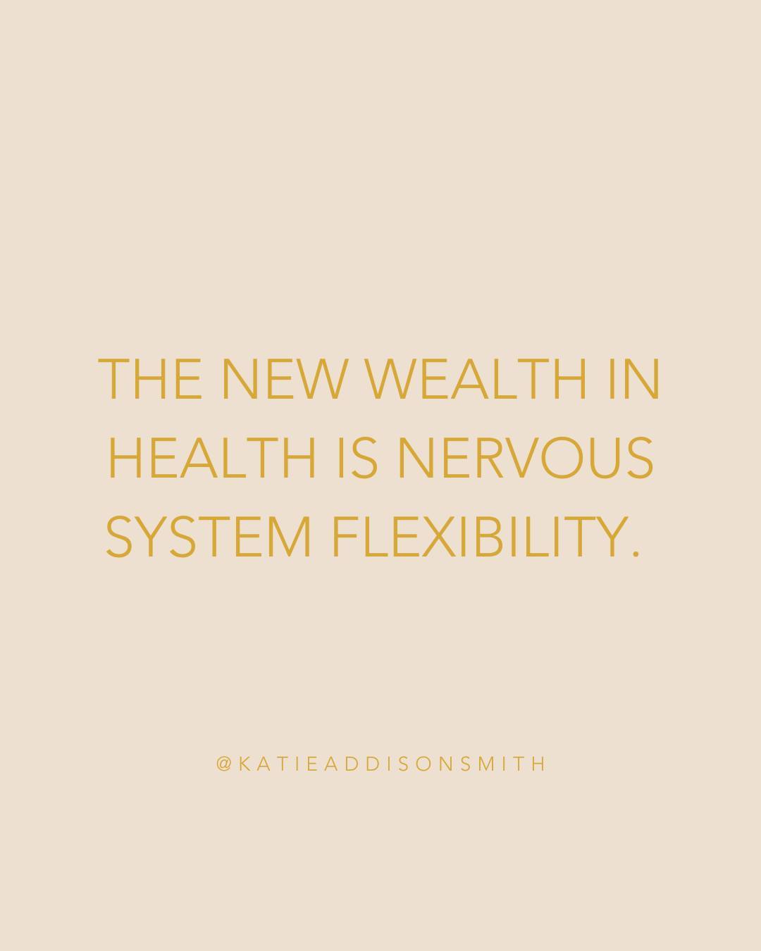 Is your nervous system flexible? 🤸♀️
If your nervous system can move into fight or flight quickly and then back into a parasympathetic state quickly, then it is!
This means that you can deal with difficult situations, but you can come out of those situations and feel okay again fairly quickly.
What you want to avoid is being stuck in the fight or flight state.
And if you find yourself often getting stuck, this is when you need to take action to improve.
Because it can end up impacting your long-term health, which is often where chronic illness comes from.
Not sure what state your nervous system is in? DM me ‘NERVOUS SYSTEM’ and let’s talk it through🤍