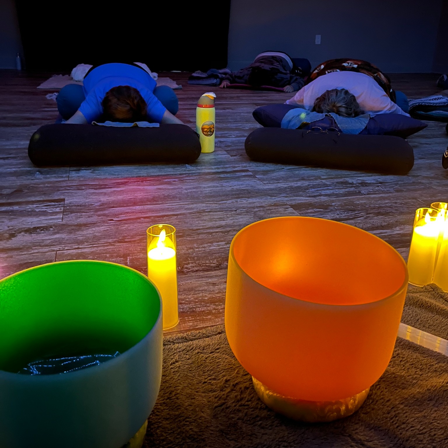 Awakening the elements 🌍💧🔥
A restorative yoga + sound healing journey guided by four healers, each channeling the energy of Earth, Water, Fire, Air, and Ether through sacred instruments and soothing soundscapes. Come relax, reset, and reconnect!
Wear cozy clothes, no experience needed. Bring a blanket and pillow (props available if needed).
🧘♀️ Teachers: Kathy, Pat, Pam, & Aubree
🗓 Saturday, February 21st
⏰ 6 - 8 PM
💰 $40
Join the waitlist at the link in our bio.
