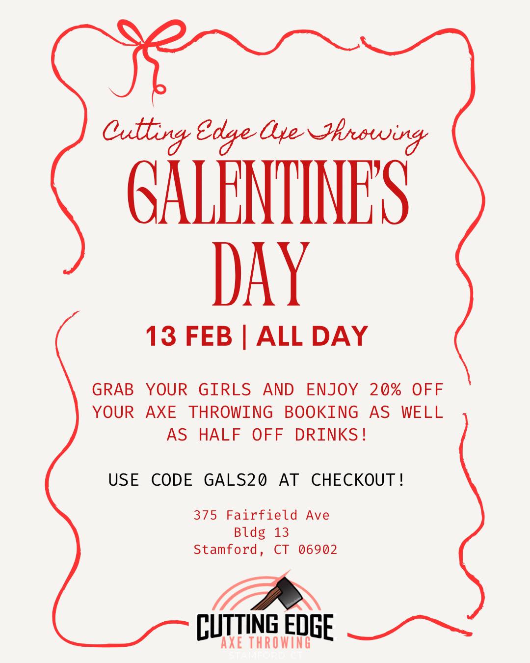 Who needs roses when you’ve got axes? 💘🪓
Grab your girls, bring the vibes, and let’s throw down this Galentine’s 💅✨
#funwithfamily #thingstodostamford #thingstodoct #trysomethingnew #axethrowing #stamfordbusiness #funwithfriends #knifethrowing #partytime #galentinesparty #galentinesevent #galentinesdayideas