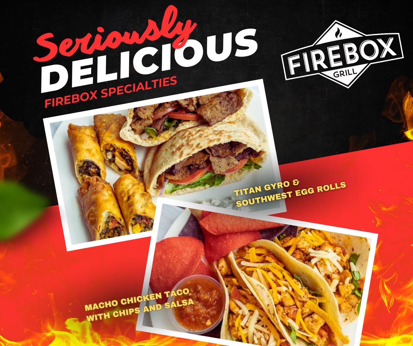 CHALLENGE!! Try to read the names of these specialty Firebox delicacies without getting hungry! It’s cool if you do catch a craving tho. We can help ya with that!
#ChattanoogaFood #FamilyDinner #Chattanooga