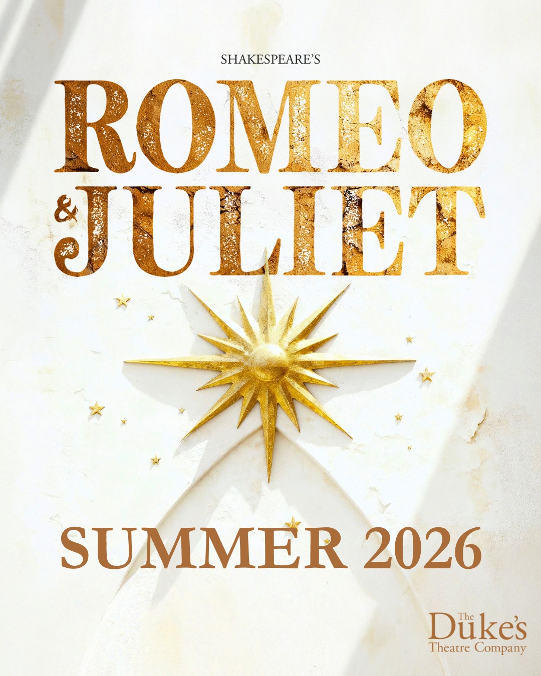 Early Bird discount alert!
Two Hearts. One Fate. A Timeless Love Reborn.
The Duke’s Theatre Company is excited to announce the summer tour for 2026: Shakespeare’s Romeo and Juliet.
Due to rapidly growing demand, 2026 sees the Duke’s at even more exciting venues, giving you more opportunities to join us for an unforgettable evening of theatre. Visit www.thedukestheatrecompany.co.uk for full listings.
Our Early Bird discounted ticket rate will be available from Monday 16 February, with 15% off all tickets.*
But be quick – the sale lasts for 10 days only! (General ticket sales begin on Thursday 26 February 2026.)
*Early Bird Offer excludes the following venues: Arts Depot, BEAM, Brighton Open Air Theatre, Pavilion Arts Centre Buxton, Hartland Abbey, Holroyd Community Theatre, Hever Festival Theatre, Lytham Hall, Ripon Theatre Festival, The Castle Lawns Bude, The Key Theatre Peterborough, The Landmark Theatre Ilfracombe, The Minack, The Redgrave Theatre Bristol, Theatre Royal Bury St Edmunds and Wimpole Estate.
#TheDukesTheatreCompany #RomeoandJuliet #OutdoorTheatre