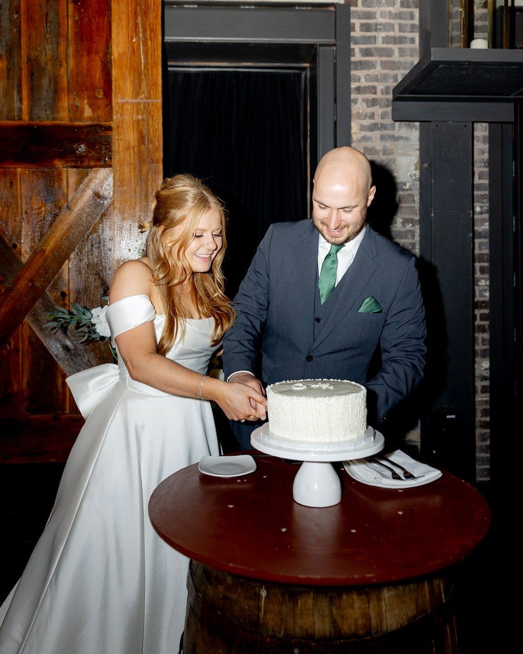 Kennedy + Colton
10.11.25
love story - Colton & I met on @hinge in 2022. We like to joke that we met at a @shaniatwain concert or outside the women's bathroom at @target instead. We enjoy traveling whenever we can, but our hearts belong to Iowa. Colton is very funny & I love to laugh, so we work out really well together. On October 10th, 2024, Colton proposed on the Red Bridge after we had sushi & espresso martinis in downtown Des Moines, not far from where we live. Now we’re enjoying married life, so excited for what’s to come!
the dress - I loved how it felt like it fit me & my personality. I got so many comments on how “it looked like me!”
most memorable moment - We took our dog, Mia, for a walk the morning of the wedding, like we do every morning. It was the perfect way to soak up the excitement with something peaceful before all the chaos started.
advice: Set aside time just for the two of you. It really makes a difference, & those were the moments I felt most present.
Bridal Gown + Mother's Dress: @marabrides
Videographer: @paytonbvideo
Beauty: @idoprettyinc
DJ: @micdropentertainment515
Ceremony: Hope Lutheran Church
Reception: @rivercenterdsm Photographer: @jadesong.photography