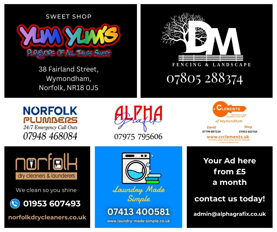 Welcome on board to our latest businesses that we're advertising for.
Let's spread the word and get their name out there.
All we ask for you to do is hit the share button.
Yum Yums Sweet Shop @dmfencingandlandscapes @norfolkplumbers @c.c.clements.sons Norfolk Dry Cleaners Laundry Made Simple
#alphagrafix #norwich #brandpromotion #wymondham #sweetshop #smallbuisness #yumyumssweetshop #advertising #socialmedia #supportlocal #norfolkplumbers #plumbing #fencingandlandscaping #dmfencingandlanscapes #advertiser #promotion #business