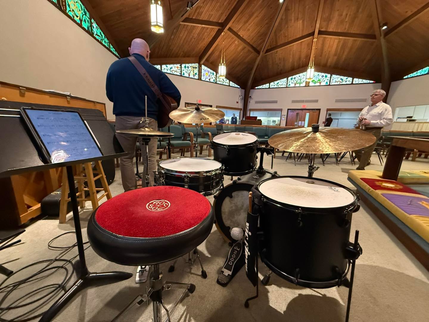 A bit late, but last Sunday was the third service week at a different church, this time Grace Lutheran Church in Hockessin, DE. It was great to be part of another service, this time with a High School friend at the keys.