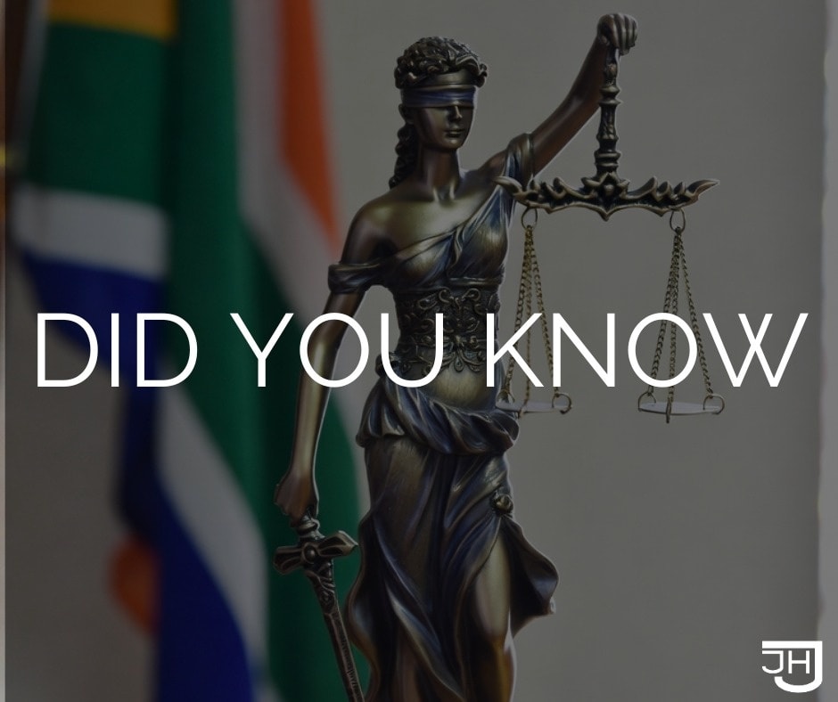 Justice isn’t just a symbol — it’s a commitment.
At JHJ Attorneys Inc, we stand for fairness, integrity, and the careful balance of every detail. Guided by the principles Lady Justice represents, we approach every matter with precision, professionalism, and purpose.
Who is Lady Justice?
Lady Justice is the personification of fairness and the rule of law. Each element she carries carries meaning:
The Scales represent balance and the careful weighing of evidence.
The Sword symbolises authority, accountability, and the power of the law.
The Blindfold stands for impartiality — justice should be applied without fear, favour, or prejudice.
These principles remain at the heart of everything we do.
#JHJAttorneysInc #LadyJustice #RuleOfLaw #Integrity #SouthAfricanLaw