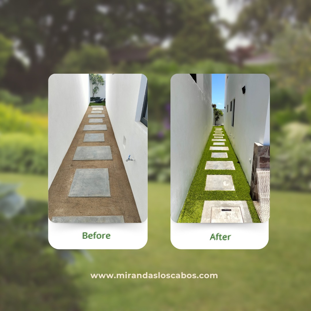 ✨🌿 De un pasillo simple a un espacio con vida 🌿✨
Este cliente buscaba mejorar la imagen de su pasillo y darle un acabado más moderno y funcional.
La solución: huellas de cemento + instalación de pasto sintético, logrando un área más estética, limpia y de bajo mantenimiento.
Ahora no solo es un pasillo… es un espacio que aporta vista, orden y estilo a toda la casa.
Si tienes un área que se ve descuidada o sin personalidad, nosotros te ayudamos a transformarla.
📞 Cotiza tu proyecto: 624 358 2814