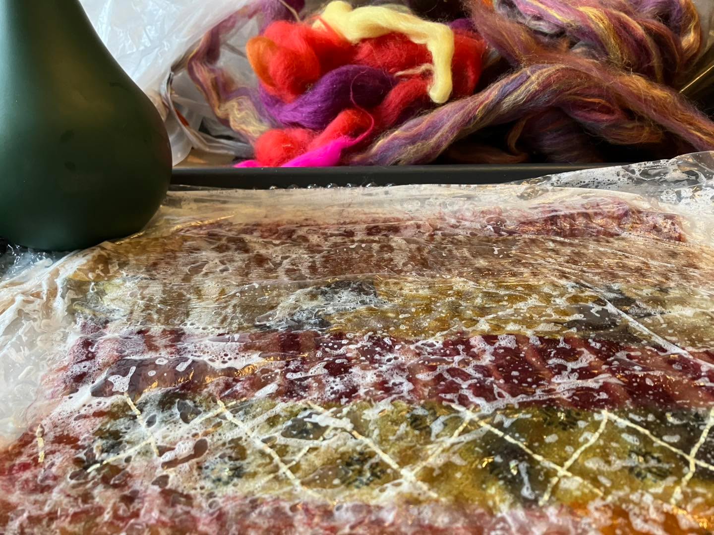Busy couple of days at the studio!!
But it’s all worth it… the large travel cloths are almost ready! I have had lots of messages about if these will be making an appearance again… they will be!!
#feltmaker #textiles #texture #handmade