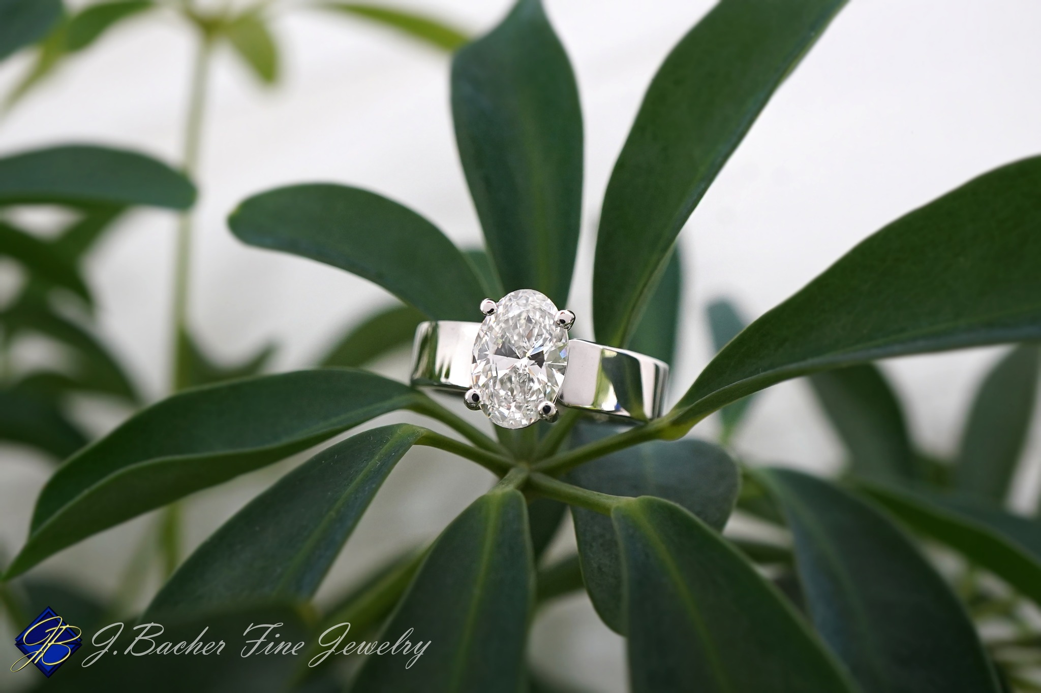 ๐ Zack & Sommer
Together, they designed this timeless oval diamond engagement ring, set on a wide white gold band with a polished finish that allows the center stone to truly shine. The clean lines and classic setting create a look that is both elegant and enduring - a piece designed to be cherished for a lifetime.
Thank you for trusting us to bring your vision to life and create such a meaningful ring. Congratulations to you both on this exciting new chapter together! โค