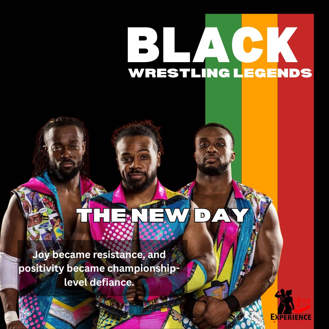 Each day this month, we’re highlighting an influential Black figure in professional wrestling history on our website.
Joy became resistance, and positivity became championship-level defiance with today's feature, The New Day.
Visit the link in our bio or www.experiencewrestling.com/black-wrestling-legends , for deeper context and a classic match connected to today’s spotlight.
This is part of the lineage.
