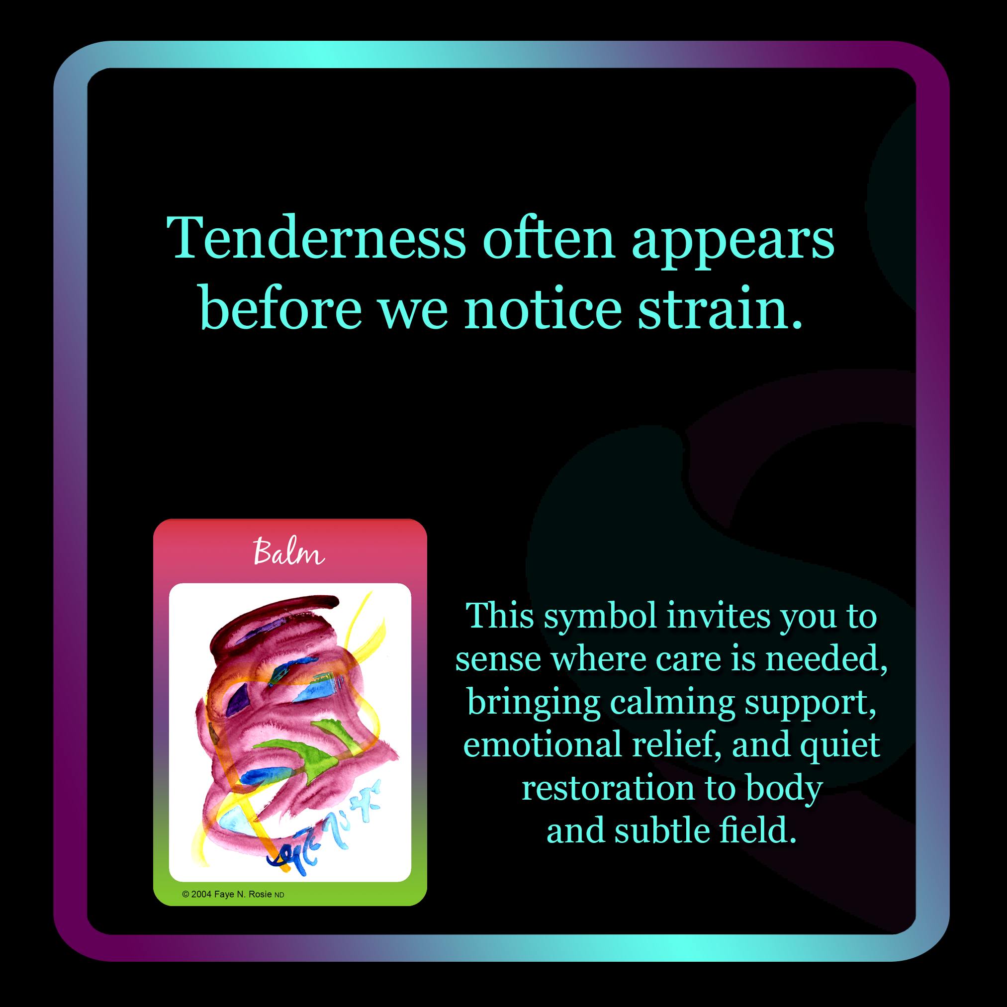 Sensitivity is not a weakness. It often appears when the system has been adapting for longer than it should have needed to.
Bring ๐๐๐ฅ๐ฆ into awareness and notice where softness is needed. You may feel a gentle settling or a quiet sense of relief. This symbol supports recognition of emotional strain and the return of steadiness through care.
#HeartHealingSymbols #Balm #Oracle #OracleCards #EnergyHealingTools #SubtleEnergy #FrequencyMedicine #HolisticHealing #Alignment #SacredSymbols #HealingFromWithin