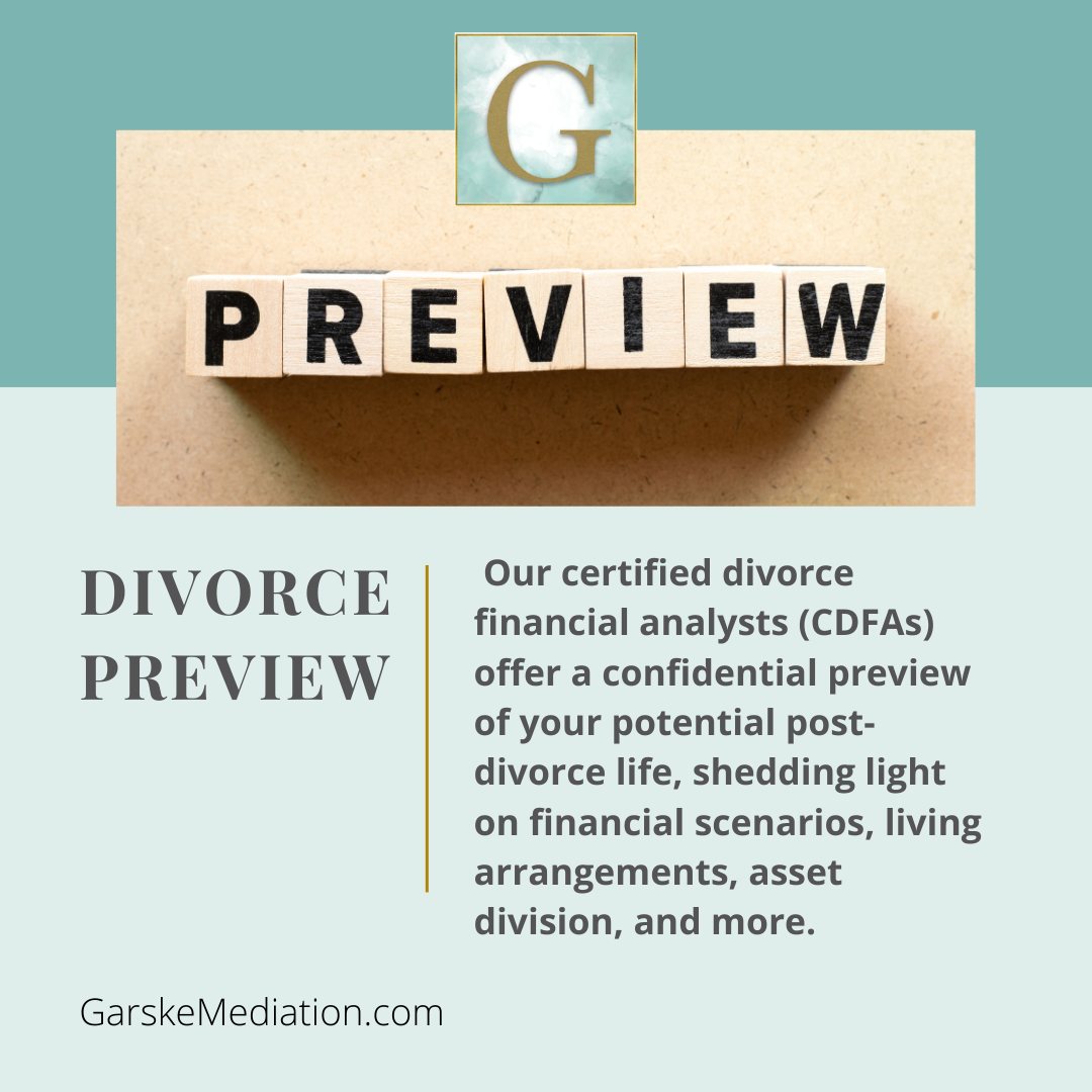 💔 Divorce Is Difficult—Preparation Makes It Easier
Thinking about divorce can bring a lot of uncertainty. Our Divorce Preview Package was created to help you replace fear of the unknown with clarity and understanding.
With a personalized, easy-to-follow overview, you’ll receive insight into:
✔️ How assets may be divided
✔️ The potential financial implications
✔️ What property settlements could look like
You deserve to feel informed, supported, and empowered as you consider your next steps. Garske Divorce Mediation is here to walk beside you throughout the process. 💛
📞 Ready to start the conversation? Schedule today: www.garskemediation.com
-
#garskemediation #diydivorce #divorcemediation
#divorcecolorado #mediationprocess #divorce #divorcesupport #separation