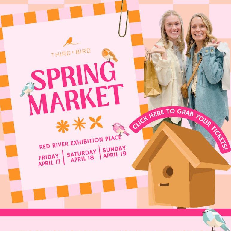 We will be at the @thirdandbird from April 17-19! Pre-sale tickets are now live at https://www.thirdandbird.com/spring2026tickets