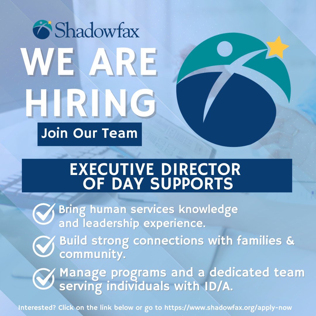 We are hiring! 🚨
Join our team as the Executive Director of Day Supports. Lead our day supports program and help individuals with intellectual disabilities and autism thrive. Supervise a passionate team, build community connections, and implement innovative program strategies. 🌟💙 #ShadowfaxCareers #leadership
https://shadowfax.bamboohr.com/careers/62?source=aWQ9MTk%3D