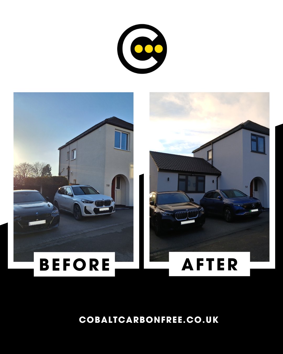 GLOW UP 🤩
✔️ A sustainable, fully insulated timber frame extension designed for comfort and efficiency, creating a bigger kitchen, brand new utility room, WC and a private office space
✔️ Sleek triple glazing installed throughout the new extension and existing home for better warmth and lower energy bills
✔️ A full re-render in a subtle, more contemporary colour to refresh the whole home and tie everything together 🤩😎
#insulationexperts #homeretrofit #homeinnovation #timberframeconstruction #tripleglazedwindows