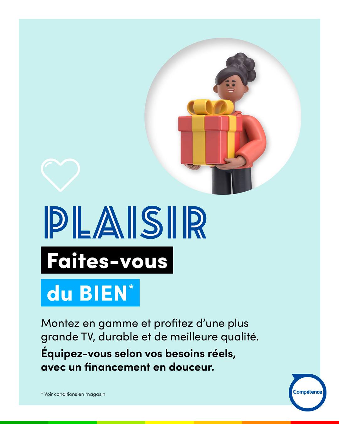 Et si vous passiez à la gamme supérieure ? ✨
Une TV plus grande, plus performante, plus immersive…
Avec le financement Compétence, équipez-vous selon vos envies réelles, en douceur.
✔️ Plus de confort
✔️ Plus de qualité
✔️ Des mensualités adaptées
Faites-vous plaisir, tout simplement
👉 Renseignez-vous dans vos magasins Compétence.
#Compétene #Financement #MontezEnGamme #PayezAVotreRythme #PlaisirMaison
