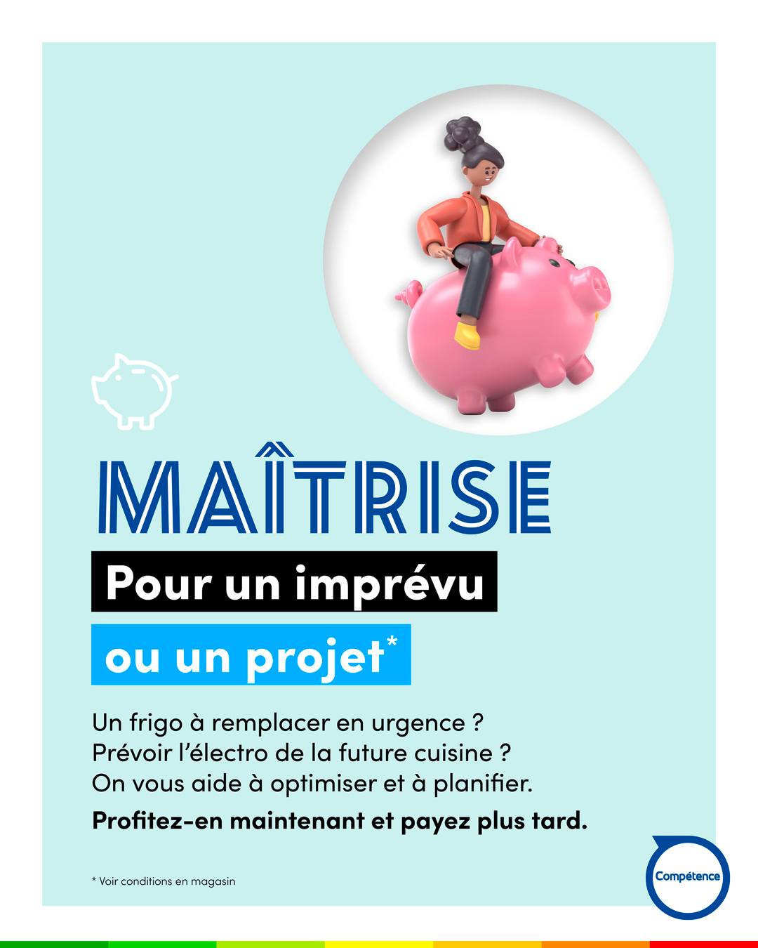 Un imprévu ? Un projet en préparation ? 🔧
Un frigo à remplacer en urgence, une nouvelle cuisine à équiper…
Chez Compétence, nous vous aidons à planifier et optimiser votre achat.
👉 Profitez-en maintenant et payez plus tard, en toute sérénité.
Le bon équipement, au bon moment, sans pression sur votre budget.
#Compétence #Financement #ProjetMaison #SolutionBudget