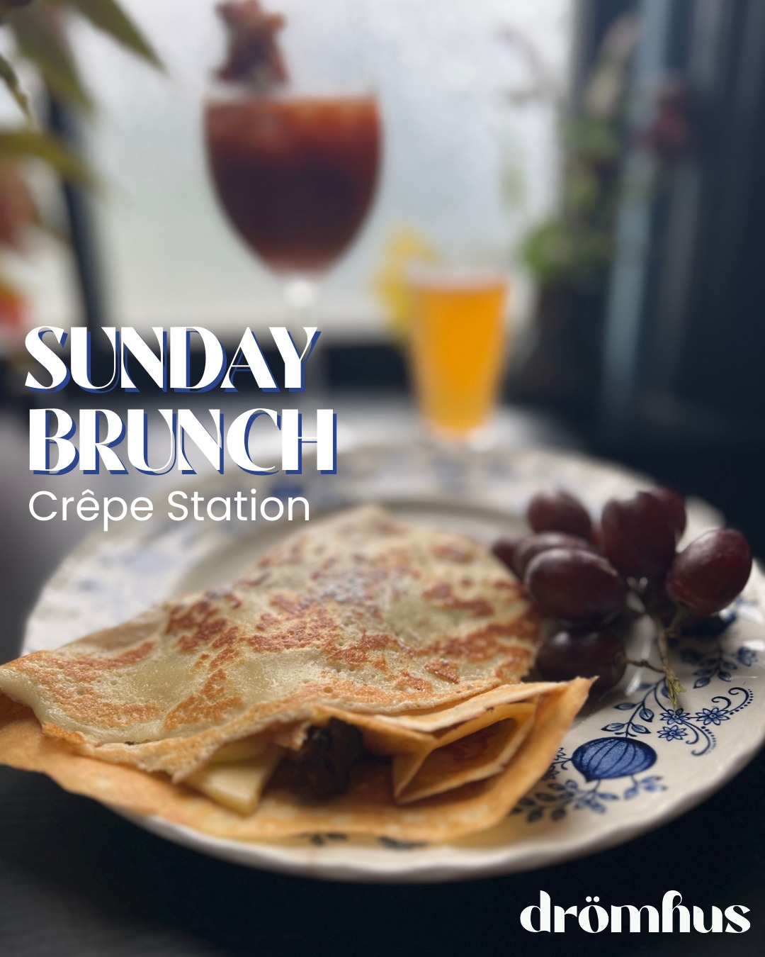 Sunday Brunch 11am-2pm
Cool Bay Jazz performing 5pm-7pm
Food & Drinks served till 8pm
It's all happening at:
Drömhus
611 Jefferson Street
Sturgeon Bay, Wisconsin