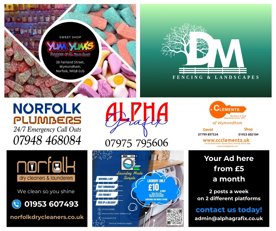 Let's get sharing and spread the word.
or have you got a business and don't have time to advertise, why not let us help, get in touch today.