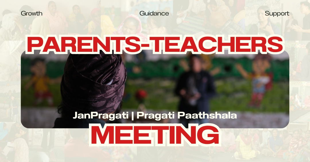 Parent–Teacher Meetings were conducted across all Pragati Paathshala schools, focusing on attendance, discipline, academic progress, hygiene, and parental involvement. These discussions strengthen the connection between school and home for consistent growth.
If you would like to support our work, visit the link in our bio or DM us to join hands.
.
.
.
.
#JanPragati #PragatiPaathshala #PTM #EducationForAll #CommunityEducation #JoinHands #supporteducation #Jankipuram #Malesemau #vasantkunj