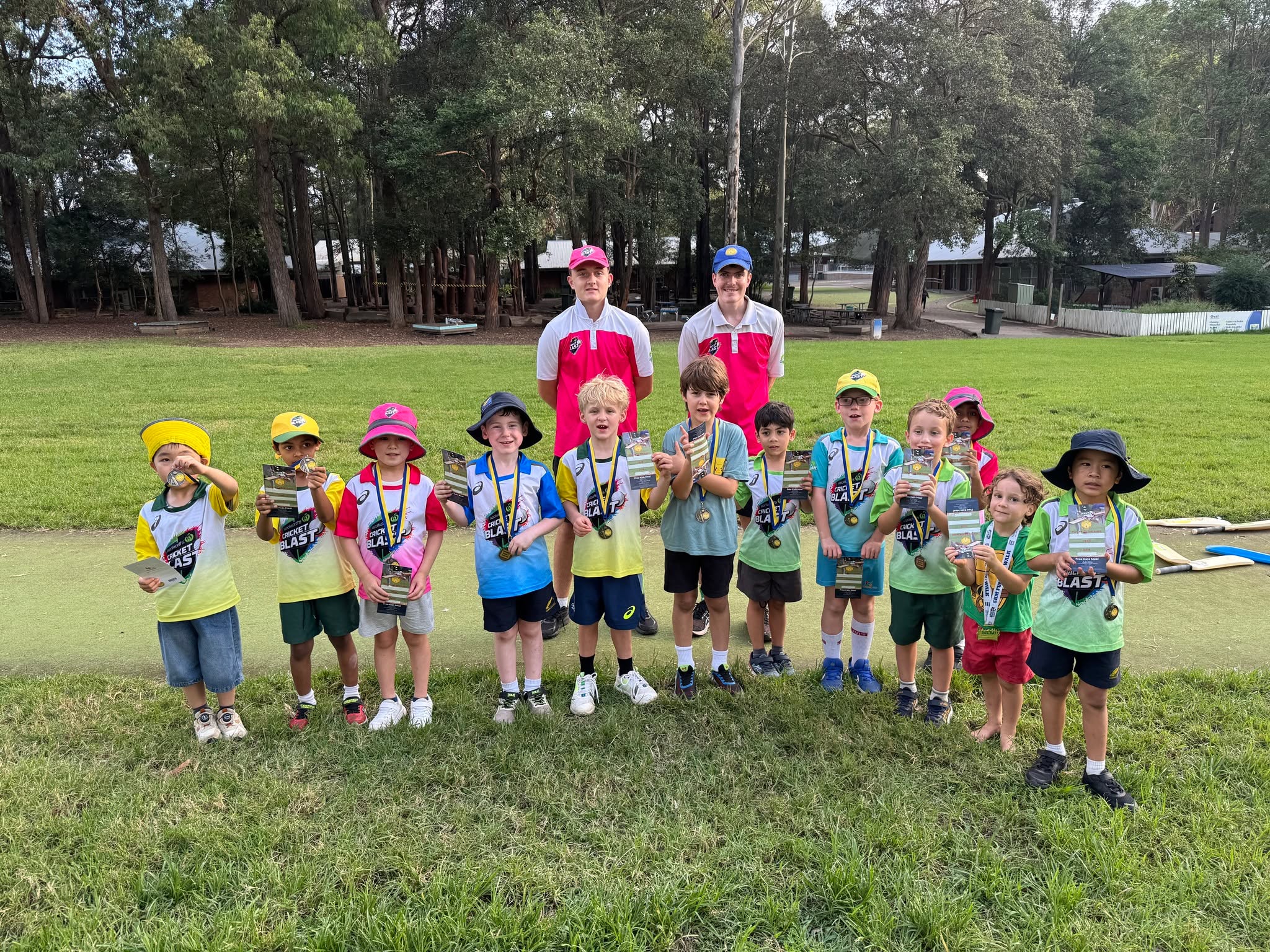 That’s a wrap on another awesome Cricket Blast season! 🏏💥
A massive shoutout to our brilliant coaches Ayden, Zac and Sullivan for making it such a fun and positive experience for all our young players.
Every player received a Cricket Blast medal to celebrate the season, along with a Player of the Week voucher kindly provided by our sponsor Magpies Waitara. A big thank you for their continued support of our junior cricketers! 🙌
Thanks to all the families who joined us this season — we can’t wait to see everyone back next year for more cricket fun!
🏏🏏🏏
Thanks as always to our Major Sponsor: @alto_mitsubishi_pennant_hills
and our Community Partners:
@magpieswaitara
@allenandsheppard
@scooda.creativehub
.....for your huge support of local community cricket.
#CricketBlast #FutureCricketers #PlayCricketforThornleigh #ThornleighCricket #SummerSport #Cricket #thornleigh #westleigh #TforThornleigh
#HKHDCA100 #CricketForLife #CommunityCricket
@cricketnsw
@cricketaustralia
@playcricketau
@hkhdca
@thornleighsportsclub