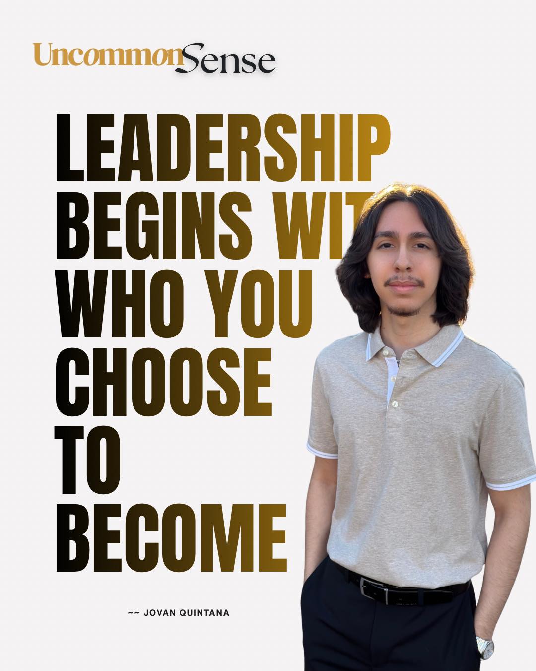 What does it truly mean to become a leader worth following?
In his latest Uncommon Sense column, Jovan reflects on the leadership principles that shape character, responsibility, and growth.
Inspired by The Success Principles, Jovan shares thoughtful insights from the remarkable individuals featured in Community Icons—leaders whose example continues to influence the next generation.
Through every story, photoshoot, and conversation, Jovan has had the unique opportunity to observe leadership in action.
In this piece, he explores the lessons that have stayed with him and the mindset young leaders can cultivate as they grow into people others trust and respect.
📖 Read the full column on our website.
https://www.communityicons.online/post/becoming-a-leader-worth-following (https://www.communityicons.online/post/becoming-a-leader-worth-following)
#CommunityIcons #TimelessInfluence #UncommonSense @jovan_quin